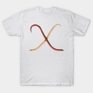 X - Eastern worm snakes T-Shirt